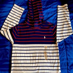 COPY - Big Boys Ralph Lauren Polo Hooded Tshirt (10-12)